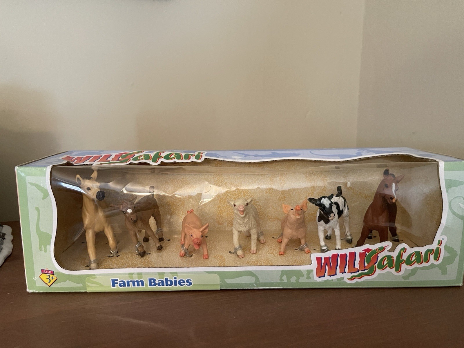 Wild Safari Ltd Vintage 1998 Farm Babies Baby Animals Toys Pig Pony Calf Cow