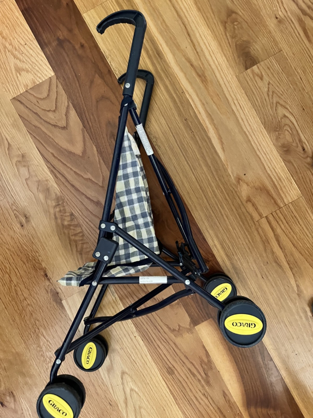 Graco Baby Dolls Umbrella Stroller Plaid Foldable