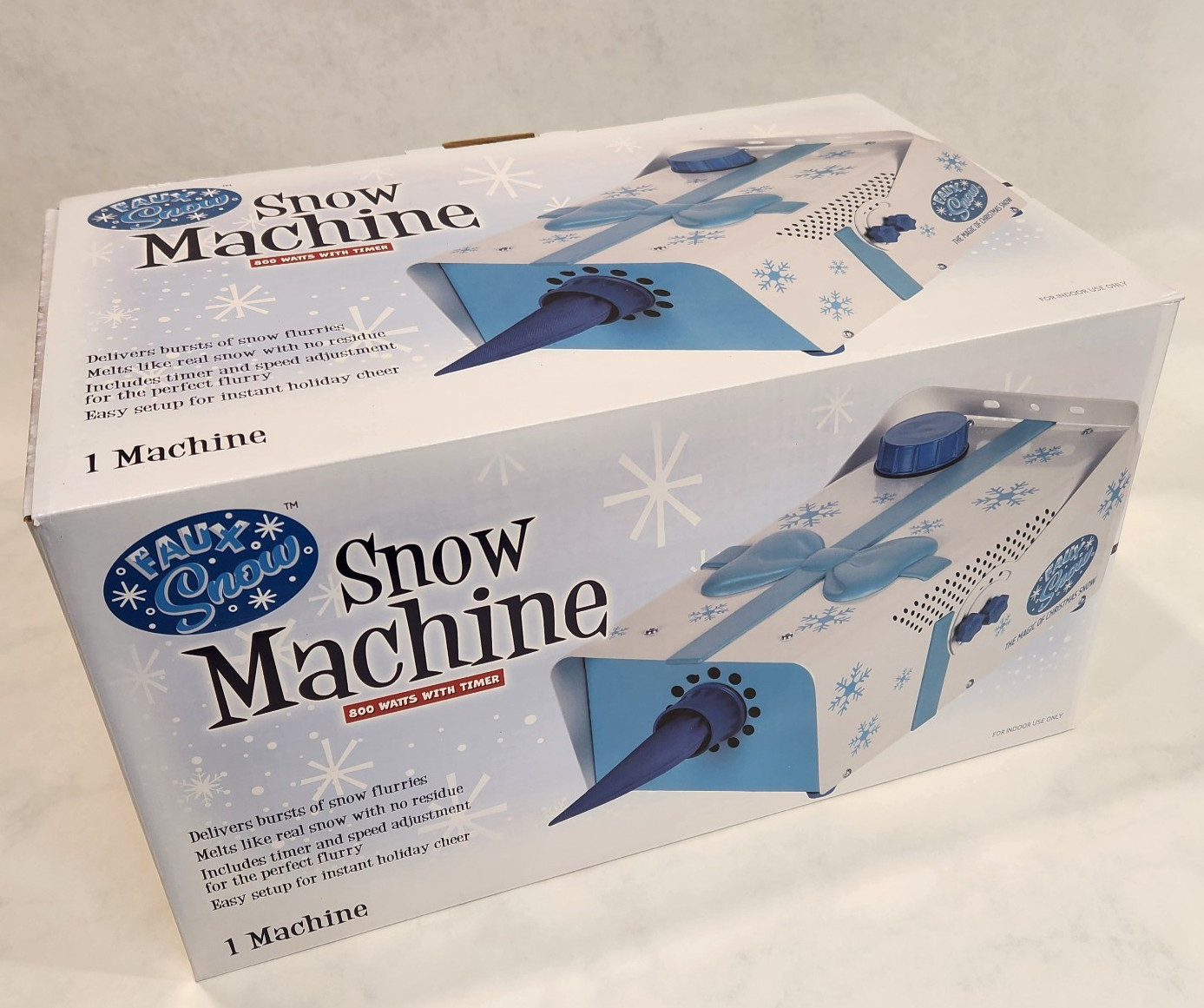 Snow Machine Fake Snow Machine 800W *Whimsical* Holiday Stage Show by Gemy *NEW*