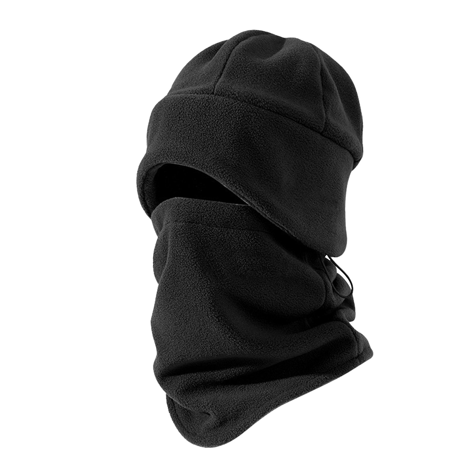 Fleece Lined Skull Cap & Scarf–Winter Beanie with Ear Flaps Set for Extreme Cold