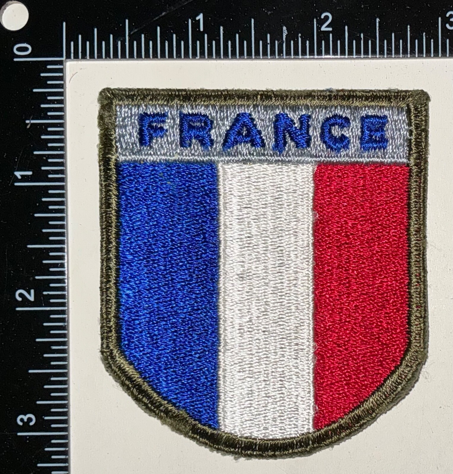 WWII US Army FRANCE Free French Forces Training In USA Patch