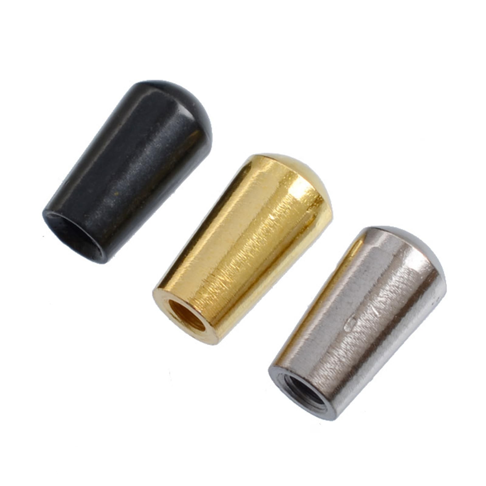 EINCORN 3Pcs Metal Guitar 3 Way Toggle Knobs Tip Caps Replacement Part for A