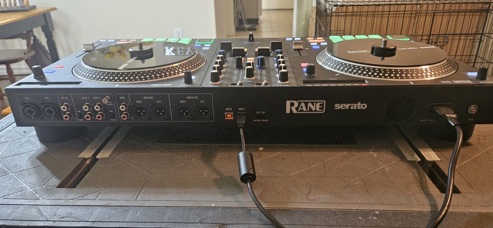 Rane ONE Double Deck DJ Controller, Motorized Platters, Serato, Tabletop