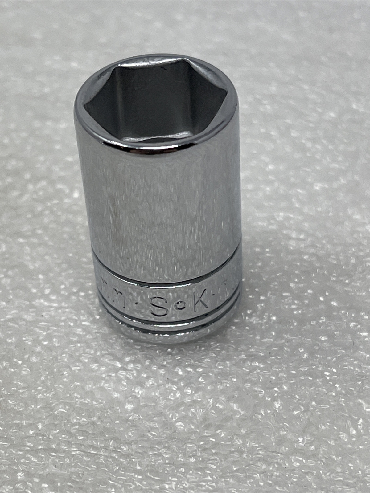 14mm SK Hand Tools 1/4" Drive, 6 Point, Semi-Deep Metric Chrome Socket, 41684