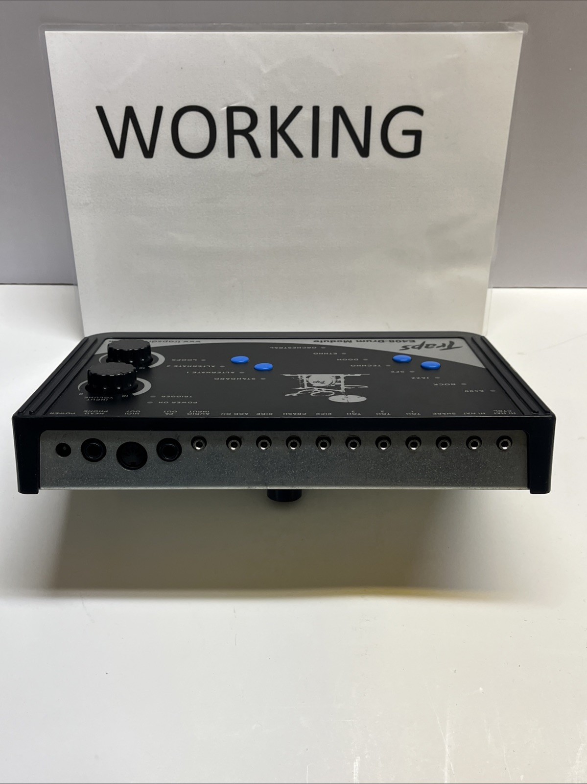 Traps Drums E408 Drum Module – Tested Working – Module Only