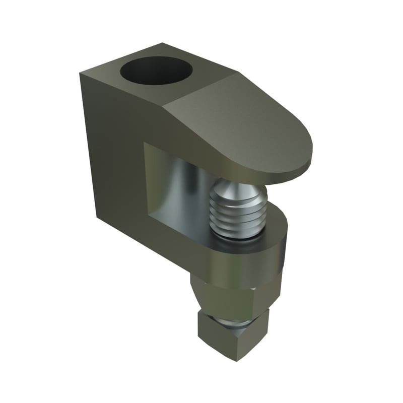 PS-93-3/8-EG 3/8" Universal Beam Clamp  Steel  Multiple