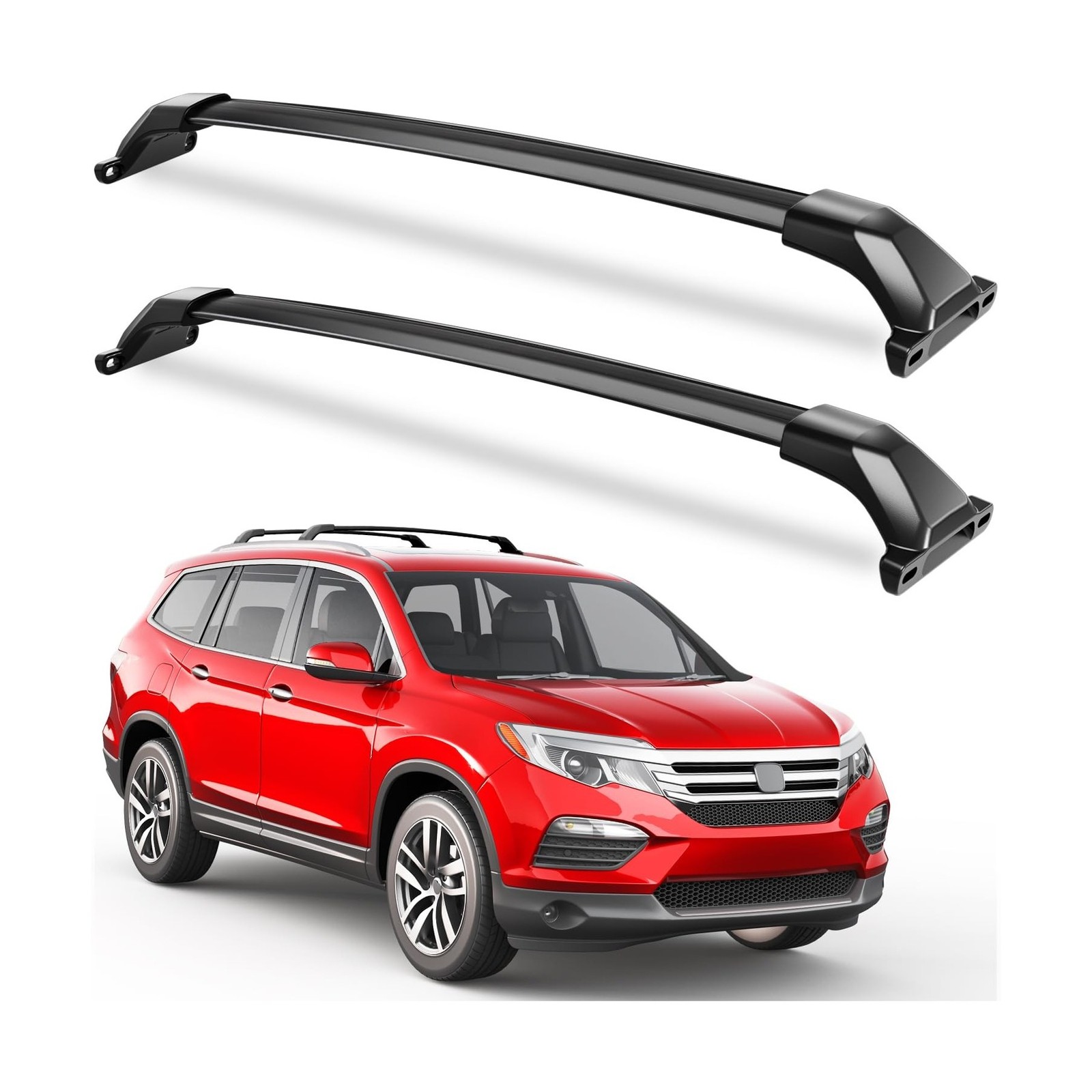 KINGGERI 300lbs Roof Racks Cross Bars Fit for Honda Pilot 2016-2022 with Flus...