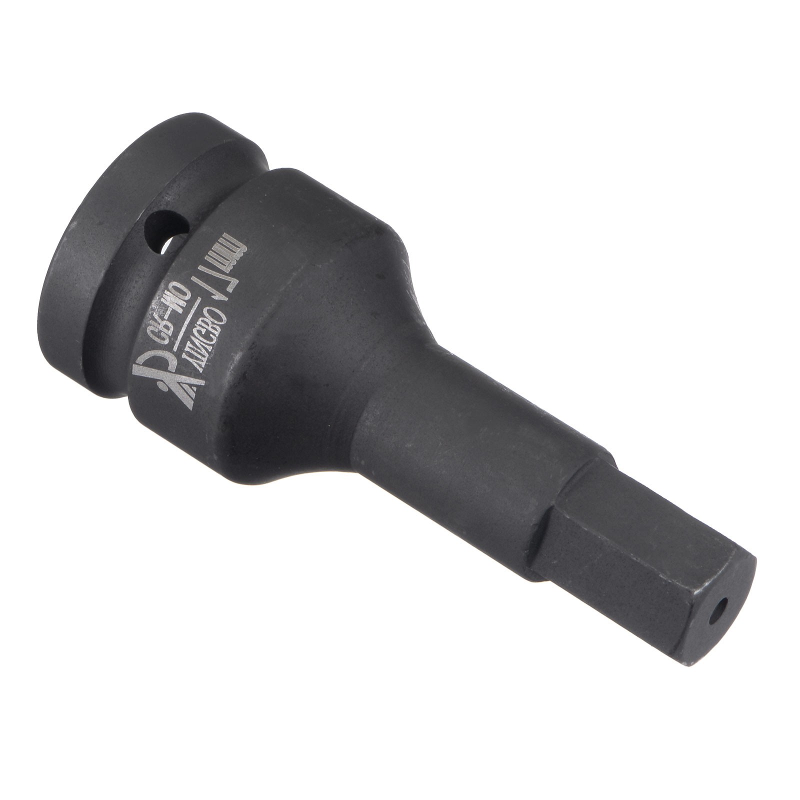 17mm x 3/4" Drive x 98mm L Impact Hex Bit Socket CR-MO Steel Black