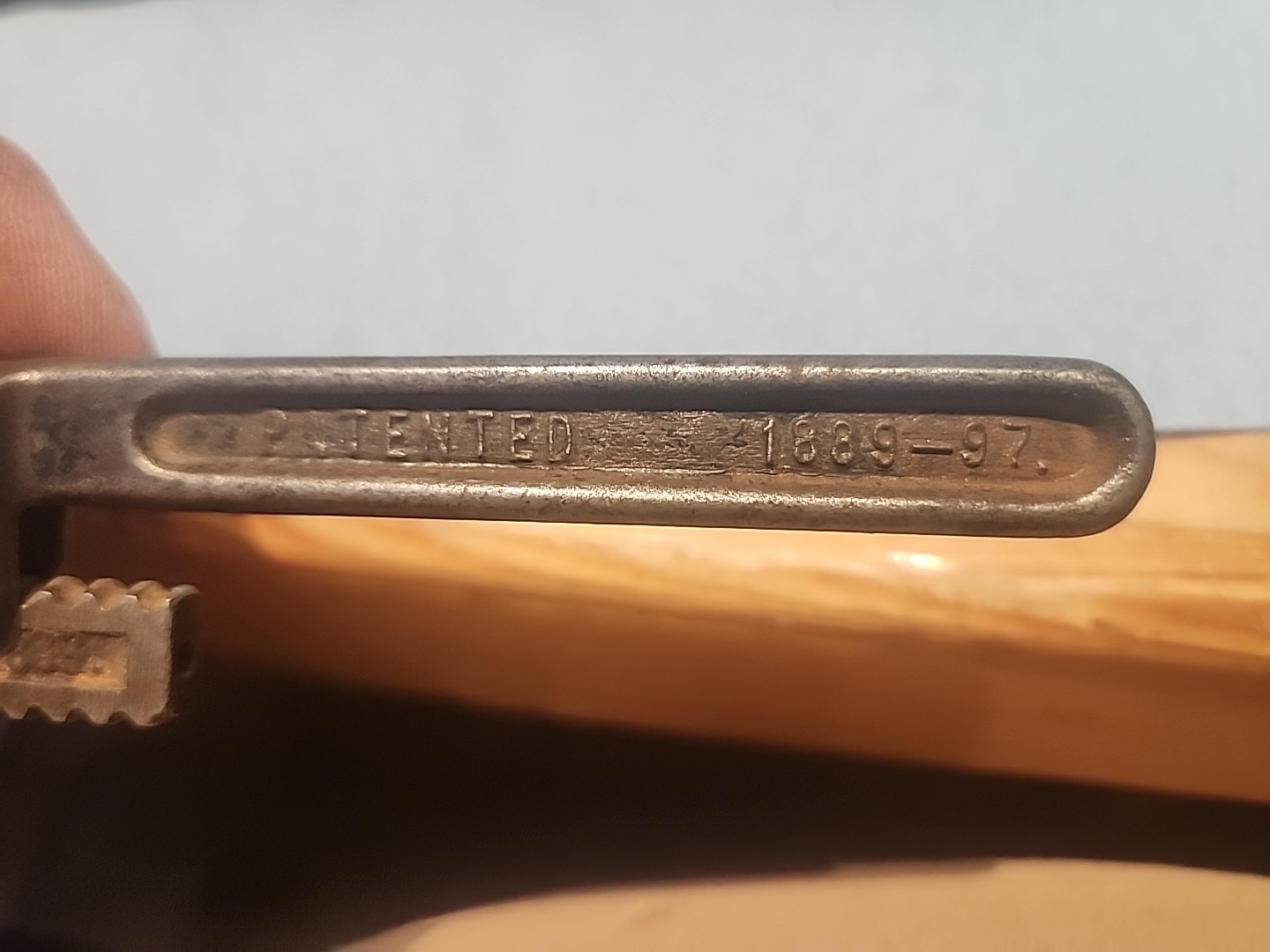 Antique Trimo Alloy Pipe Wrenches 12 inch and 6 inch