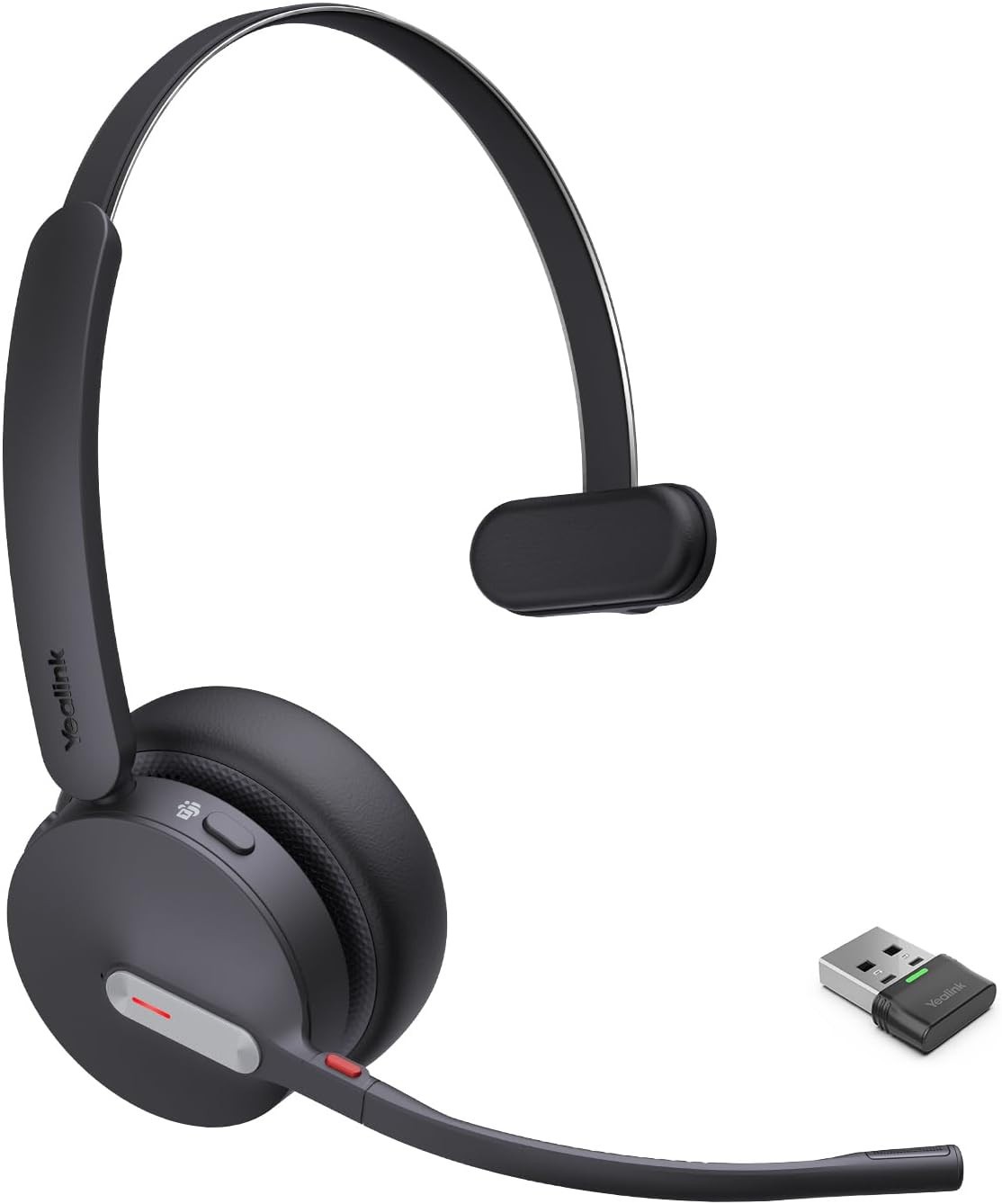 Yealink BH70 Mono Wireless Headset with AI Microphone Sound Isolation 35h, USB-A