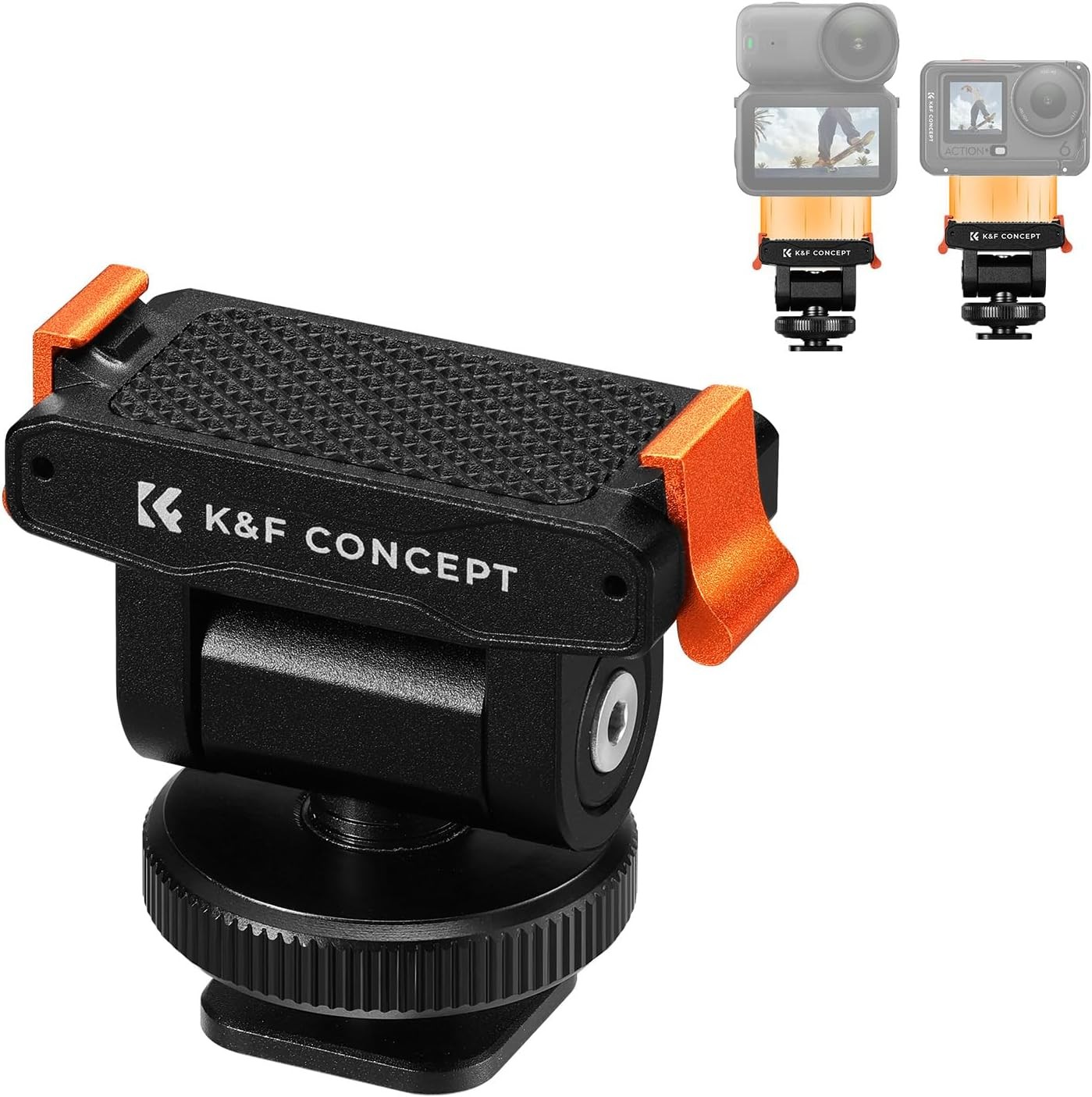 K&F CONCEPT Cold Shoe Mount for DJI Osmo Nano/Osmo Action 6 Quick Mount Holder