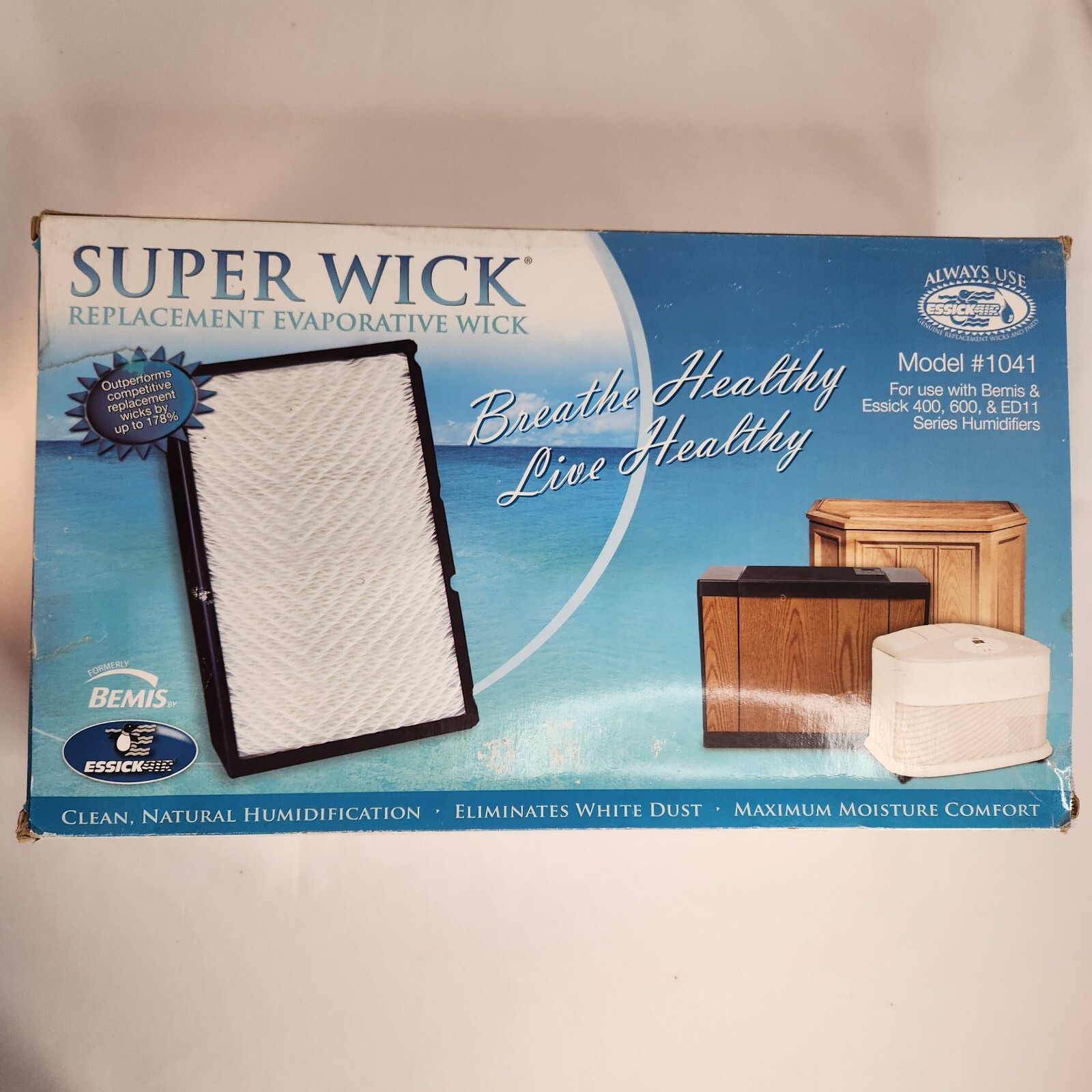 Essick Super Wick Replacement Evaporative Wick 1041 Humidifier Filter Open Box