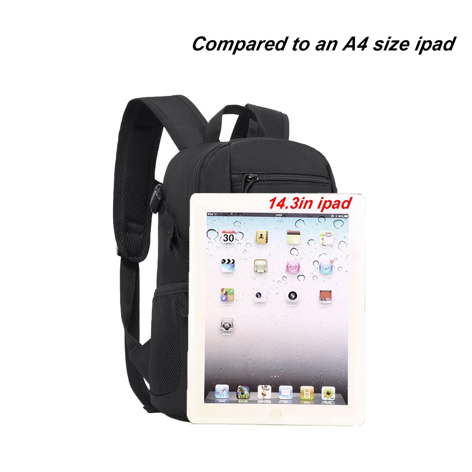 10L Mini X-Small Tactical Backpack MOLLE Daypack Gear Pack Camping Bag with P...
