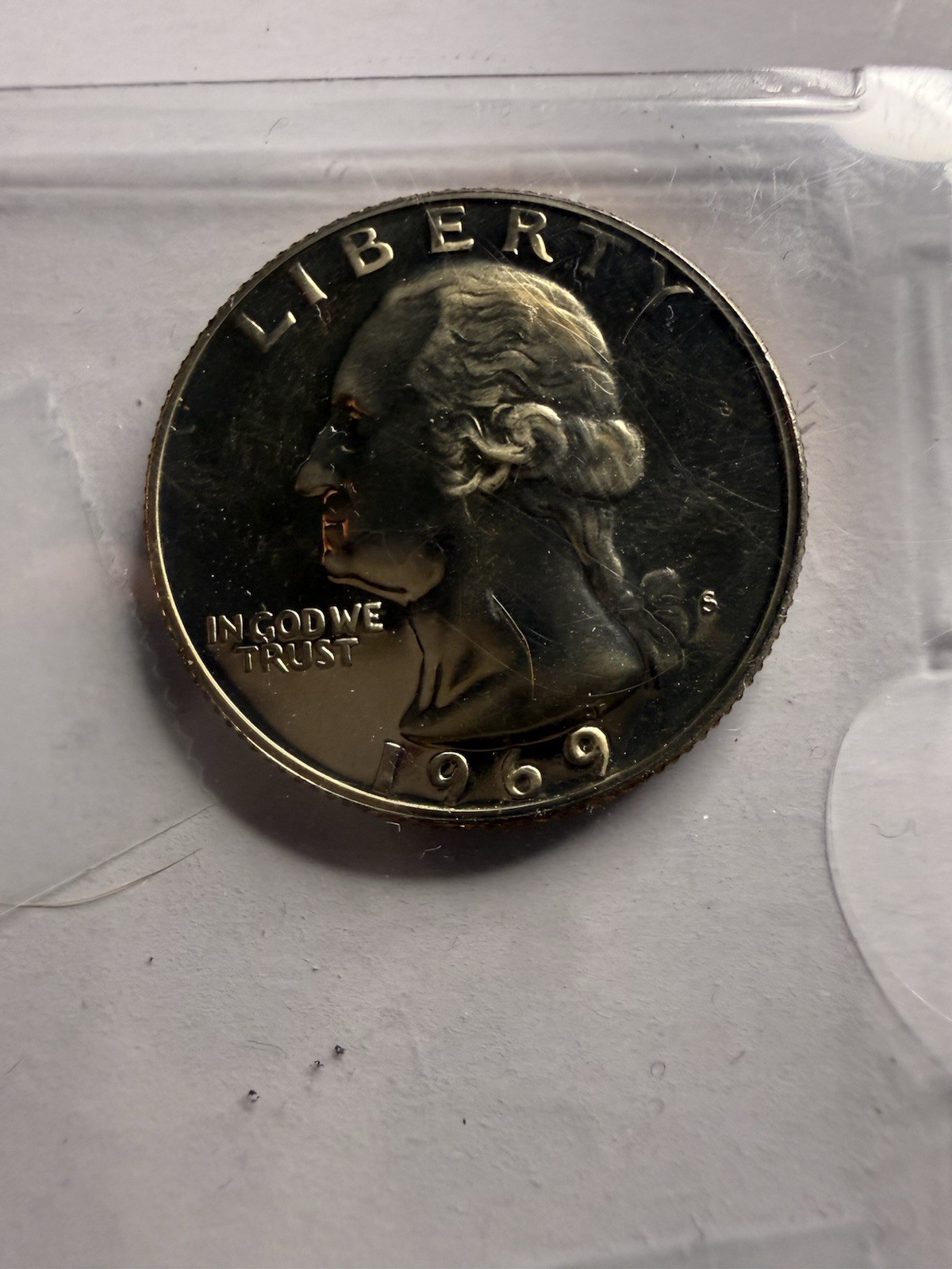 1969-S Washington PROOF Quarter COIN UNCIRCULATED/MINT GEM