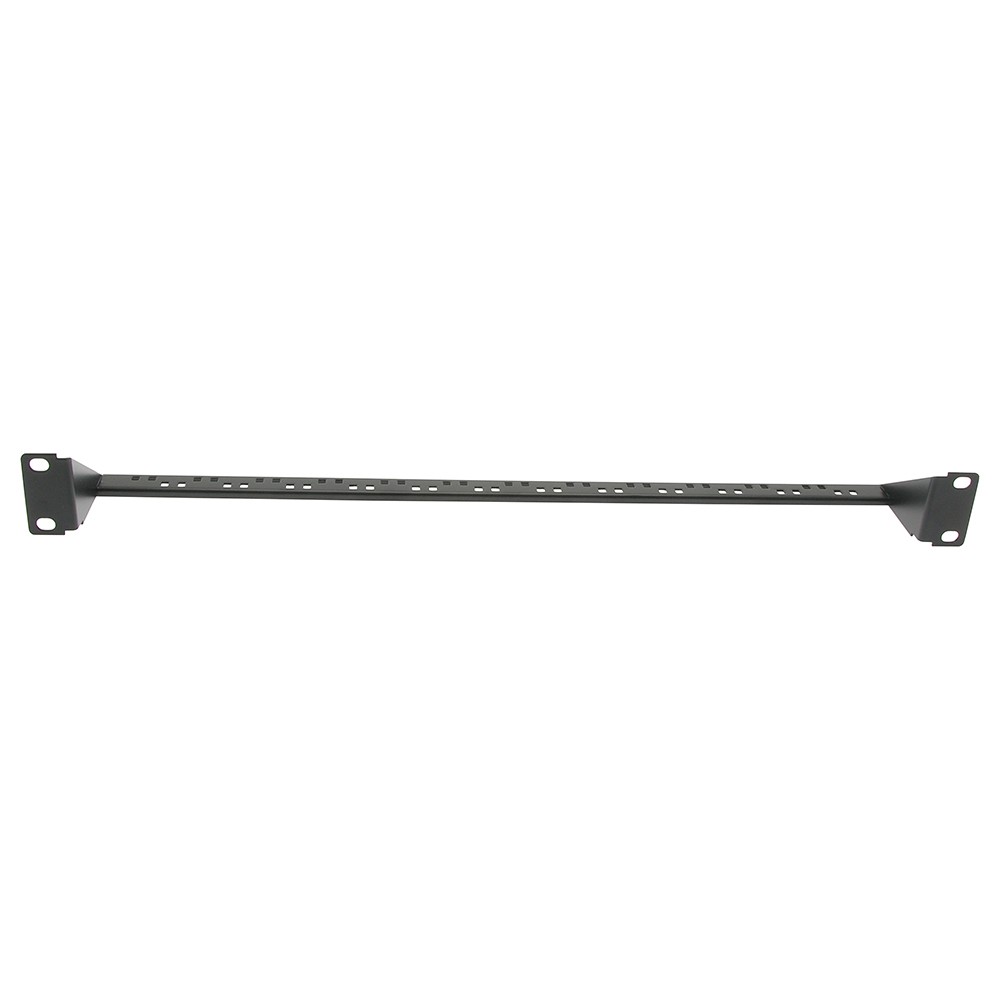 5 Pack of 19 inch 1U Support Bar Black