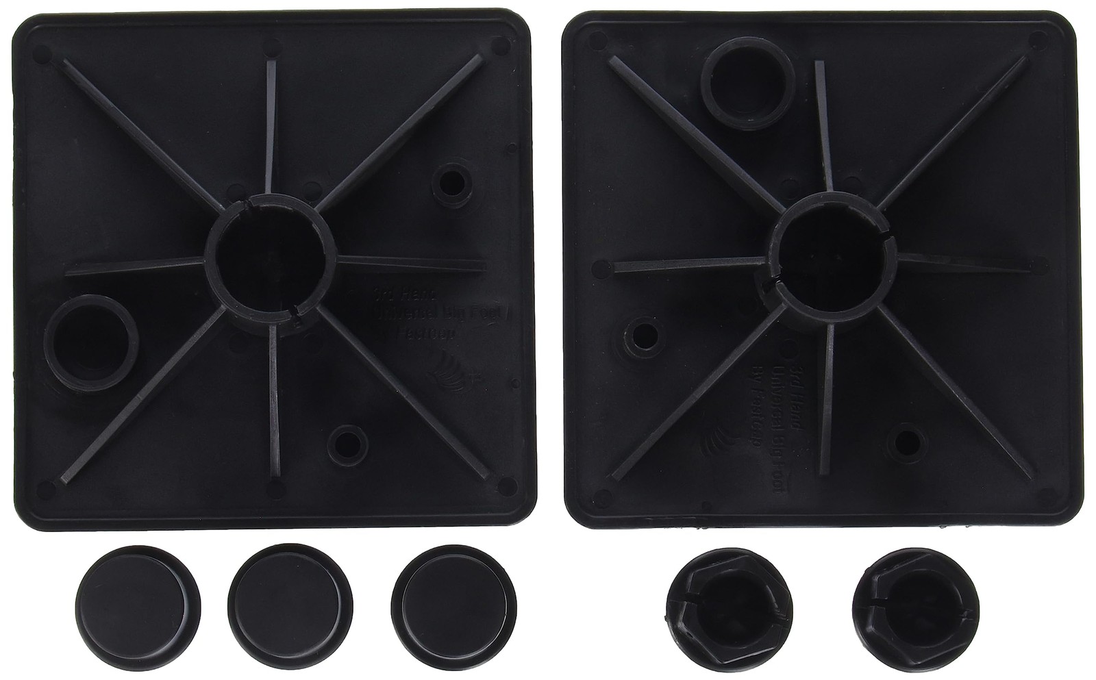 FastCap 3HUNIFOOT 3rd Hand Universal Foot (2 pack) Black