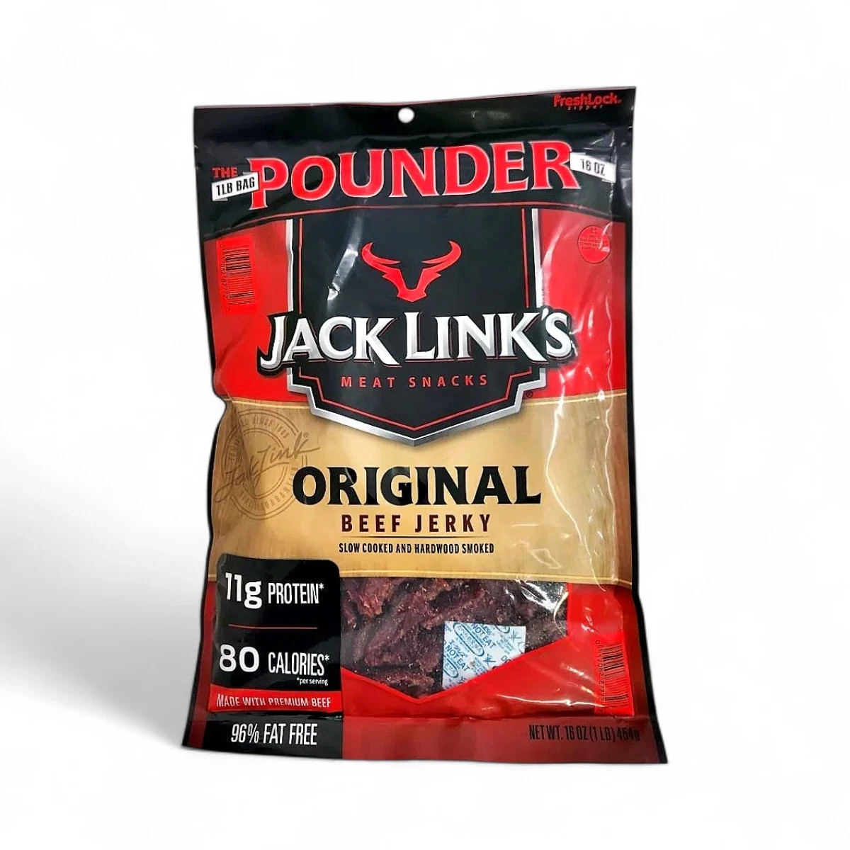 Jack Link's Original Beef Jerky, The Pounder Bag - 16 oz