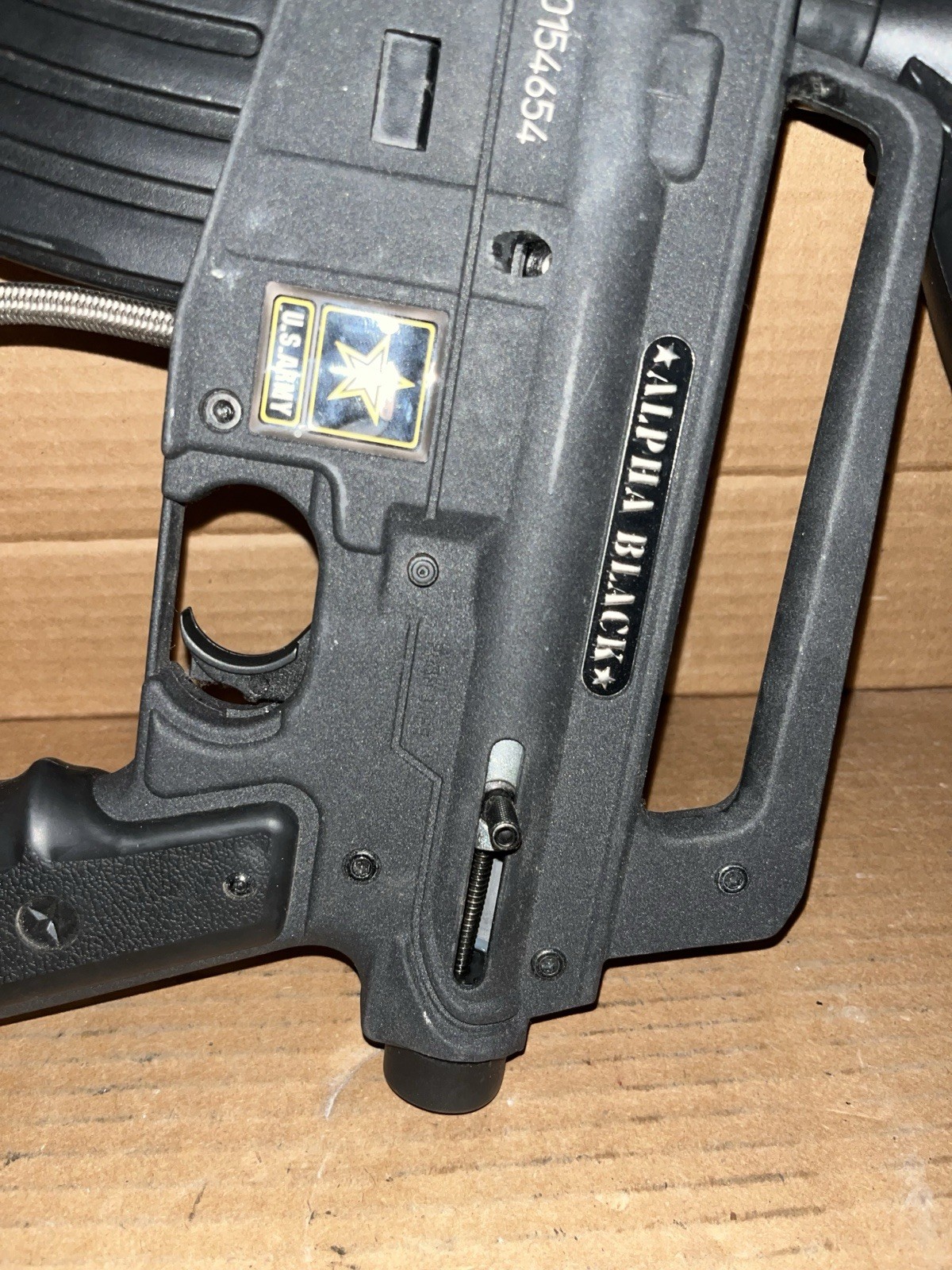 Tippmann US Army Alpha Black Paintball Marker Untested