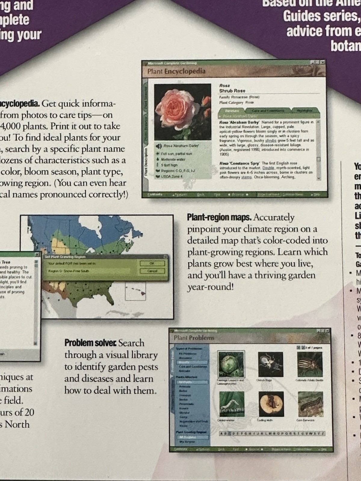Microsoft Complete Gardening Windows 95 CD-ROM 1996 Vintage PC Software