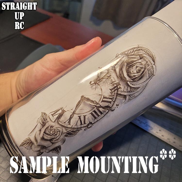 Custom Waterslide Decal - RC Lowrider "Airbrush Mural" Style "Sombrero Girl 2"
