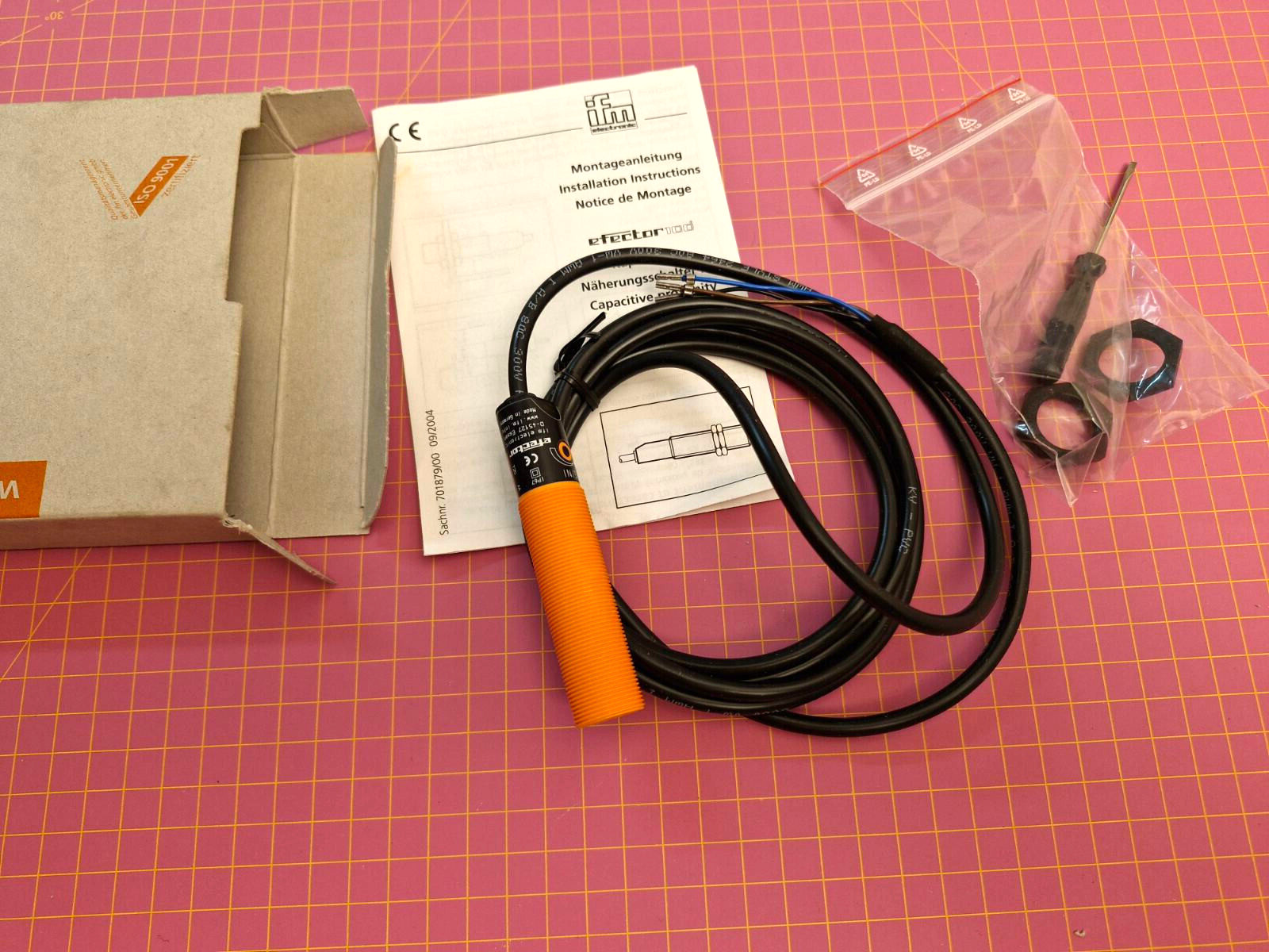 IFM Capacitive Sensor KG5043 KG-3008-BPKG/NI New + Original Packaging, 4021179146234