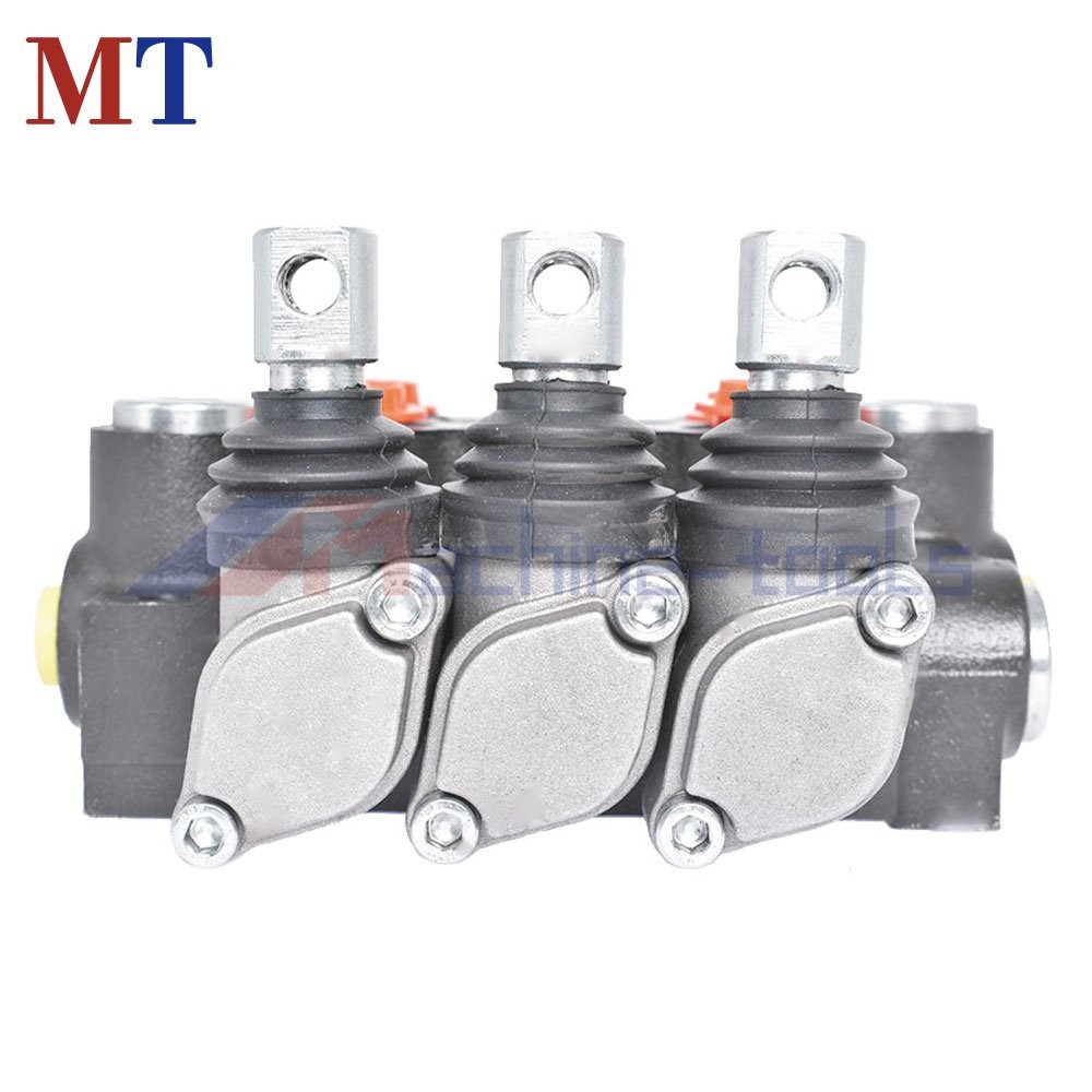 11 GPM Double Acting Adjustable 3-Spool Hydraulic Directional Control Valve