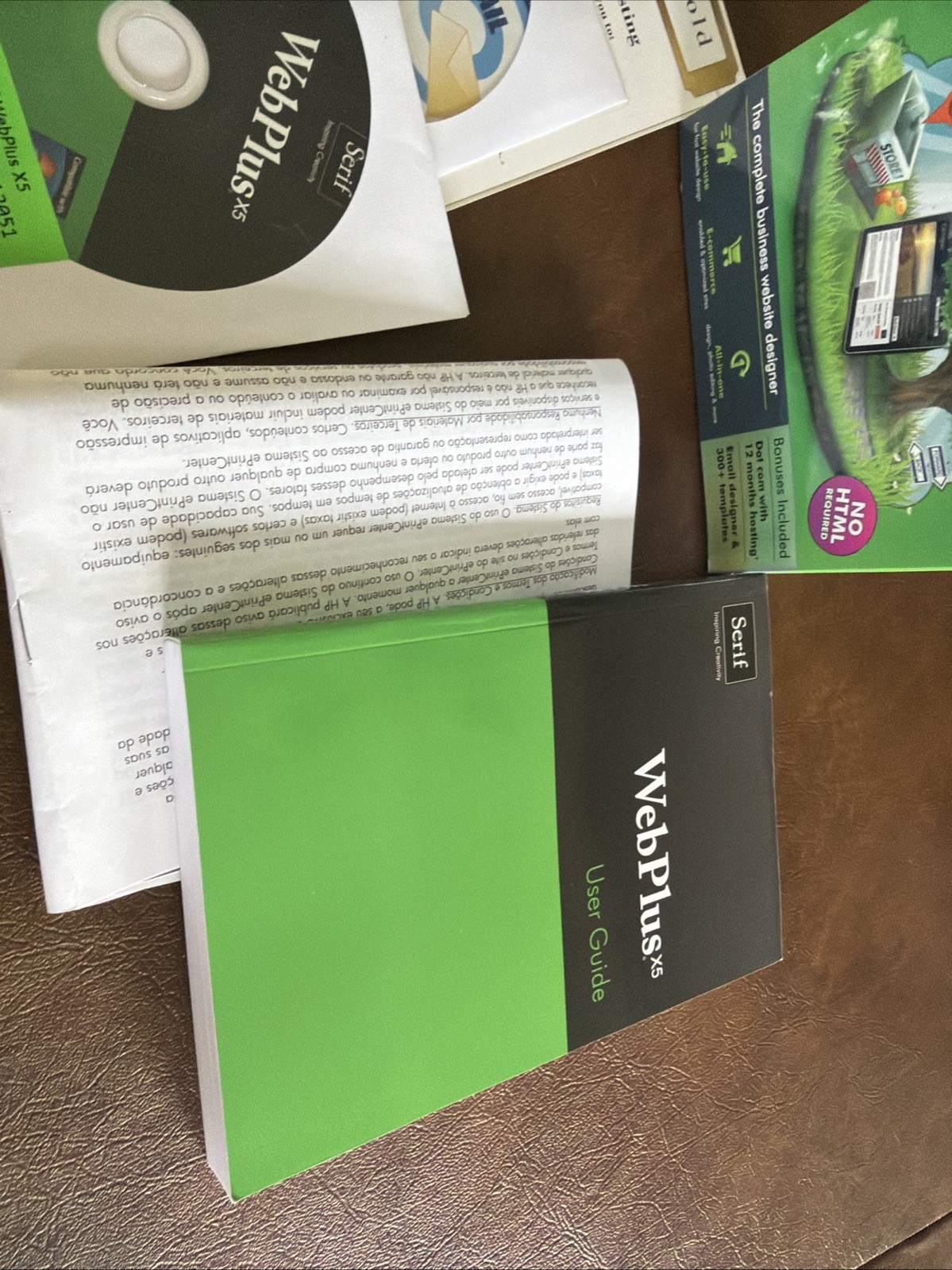SERIF WEBPLUS X5 - Cd, Code, Booklet And More