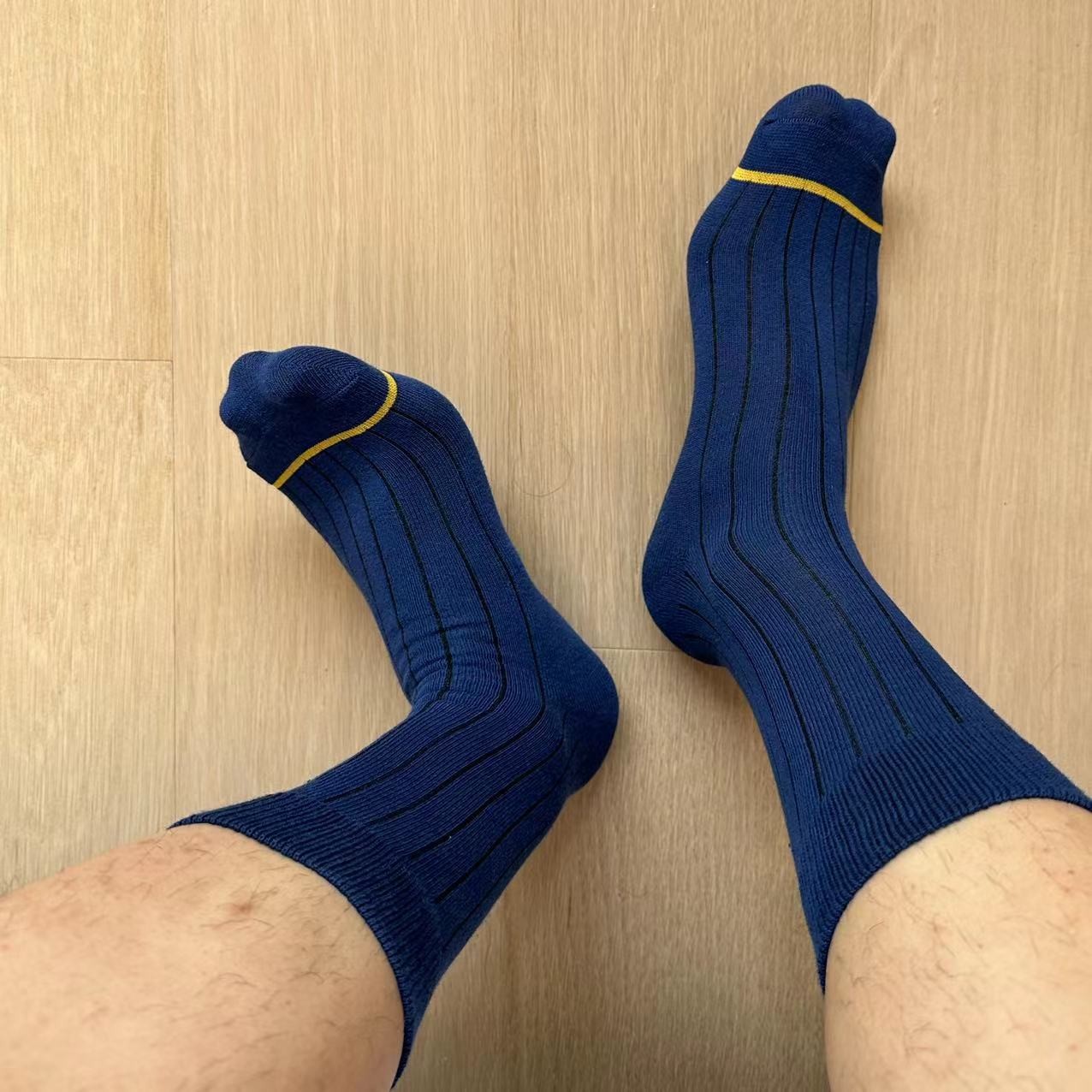 Striped Formal Business Mid Length Cotton Socks Sexy Gentleman Men's Socks