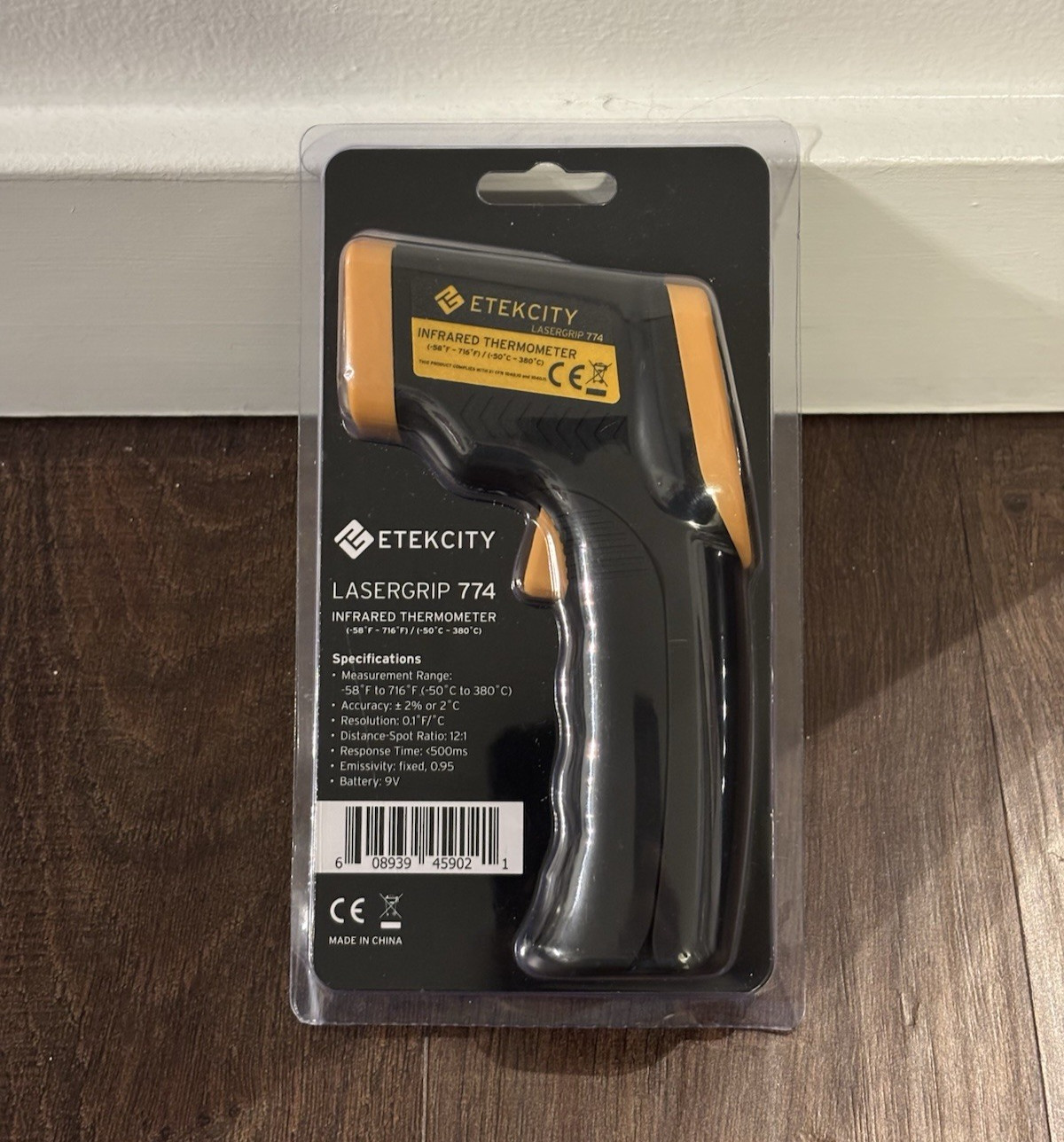 Etekcity Lasergrip 774 Non-Contact Digital Laser Infrared Thermometer Brand New