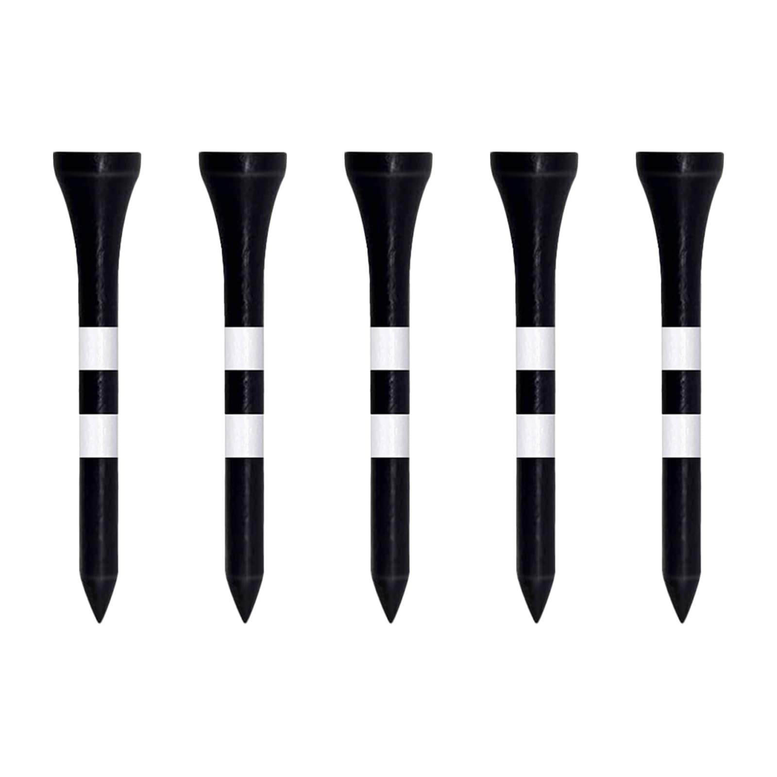 Wooden Golf Tees 2-1/8 Inch 100 Count, 2.25" Short Golf Wood Bamboo Tees