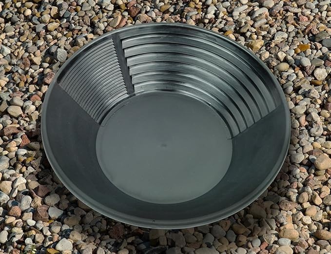 Estwing BP10, 10" Black Plastic Gold Pan 5 Oz