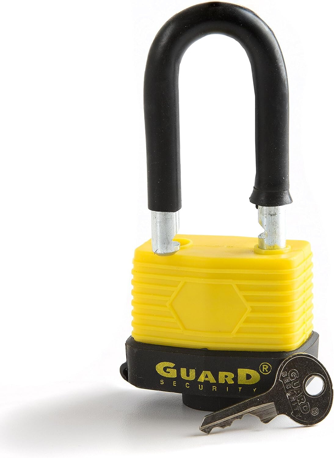 Guard Security 55128 Weatherproof Long Shackle Padlock KD, 2-5/16 Inch