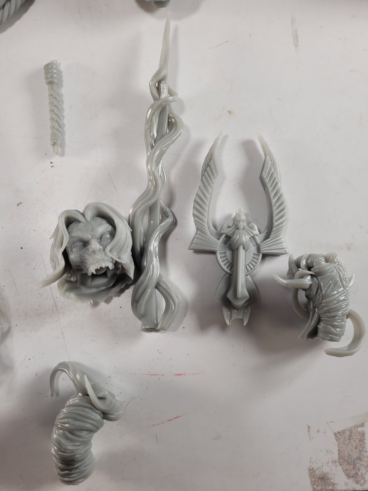 3D Printed Figures Fiction Creatures Unpainted