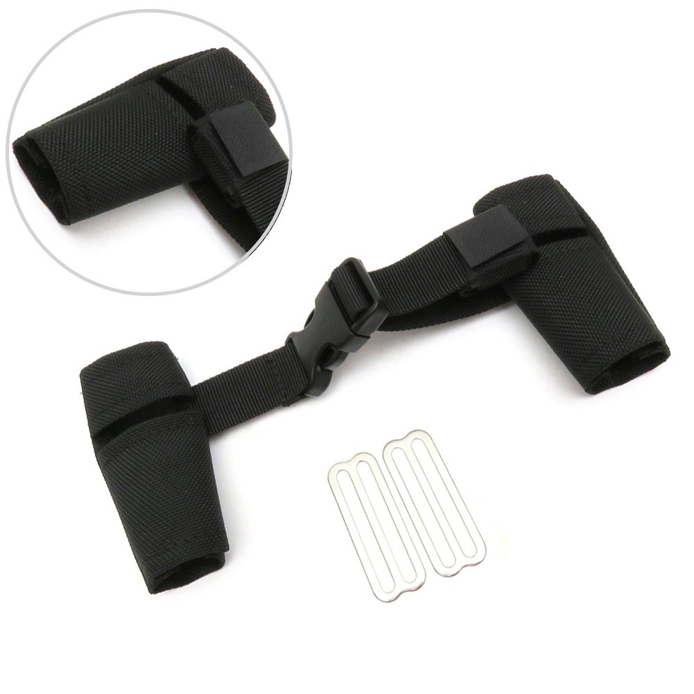 Adjustable Technical Diving Material Harness Chest Belt Shoulder Strap Adapter