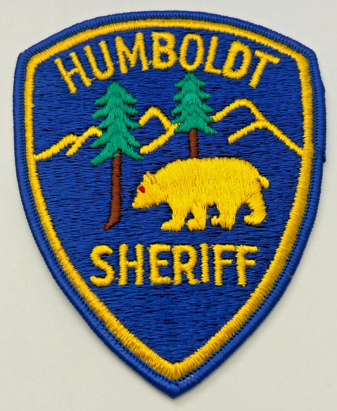 Vintage Humboldt California Police Patch Unused