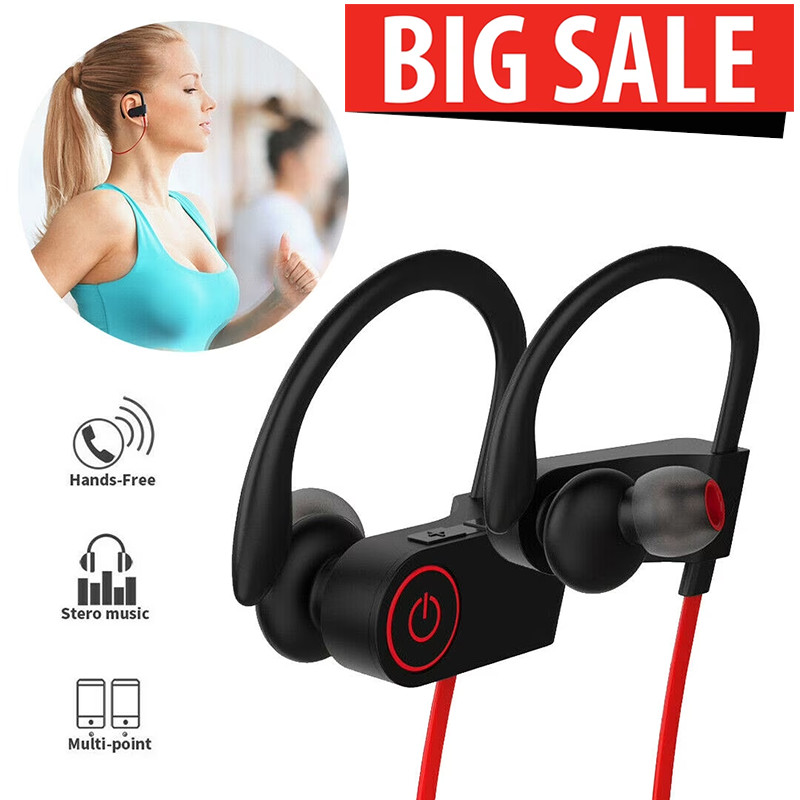 Waterproof Bluetooth 5.0 Earbuds Stereo Sport Wireless Headphones in Ear Headset