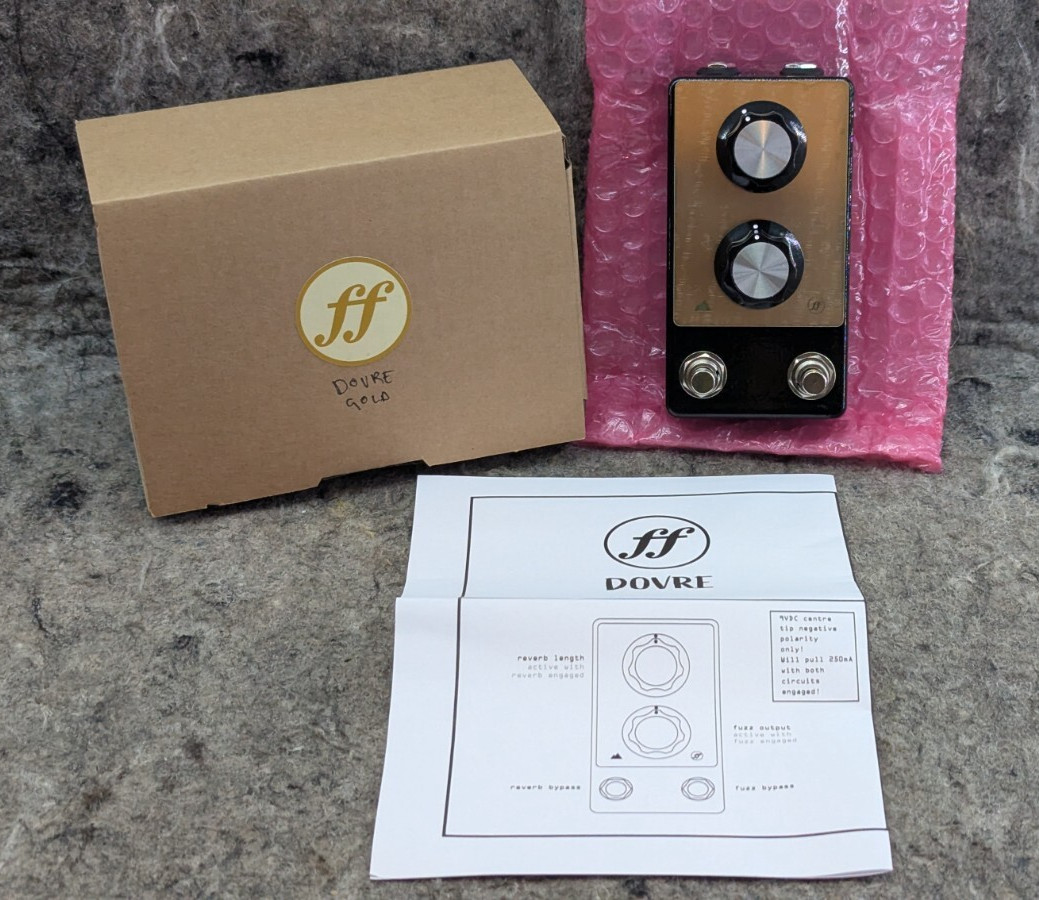 Fjord Fuzz Dovre Gold - Fuzz, Reverb Pedal Genuine 🔥NEW🔥