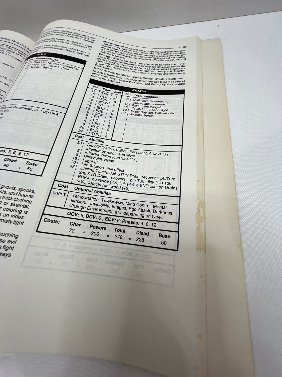 Fantasy Hero Companion #503 A Sourcebook Edited By Rob Bell- Hero Games