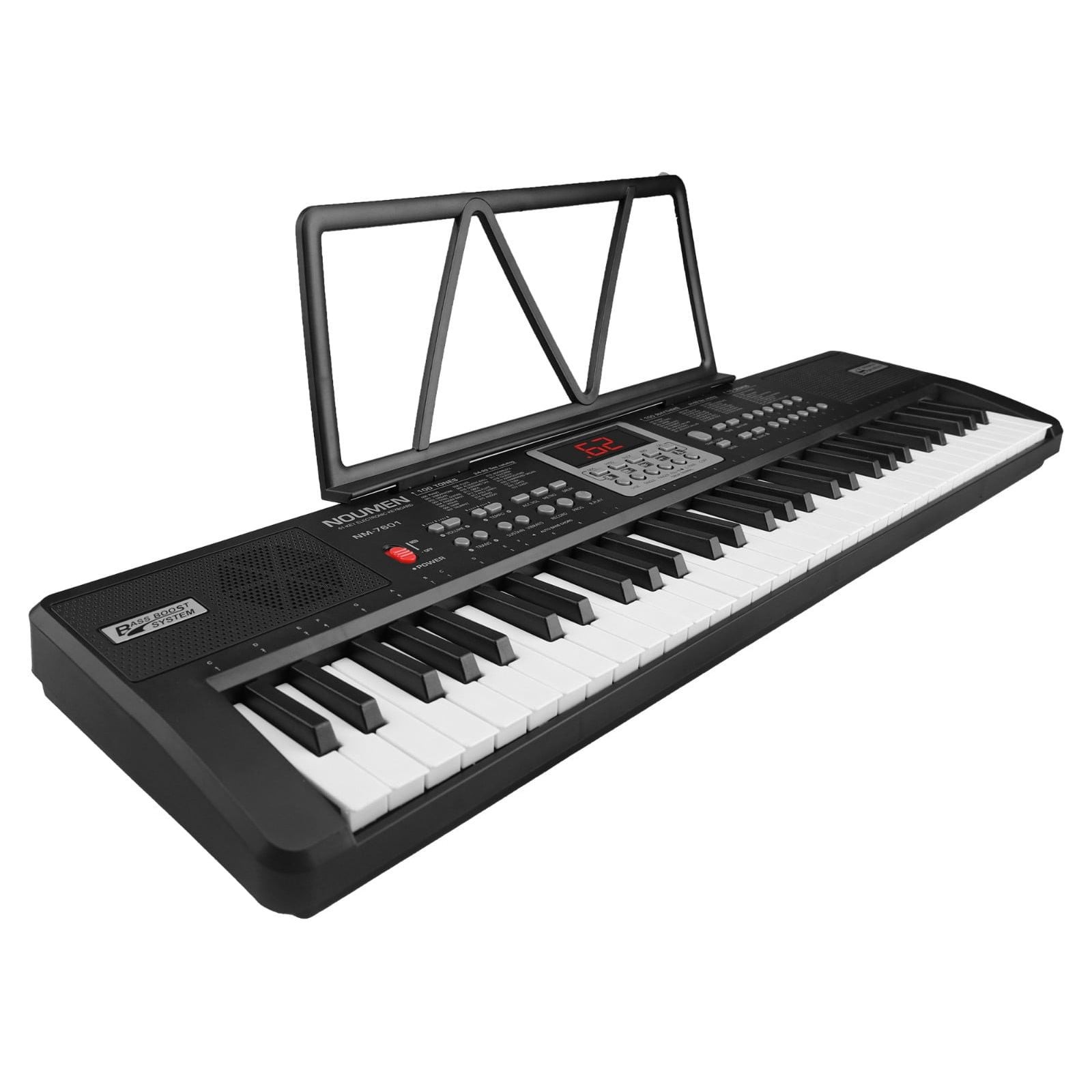 61 Key Keyboard Piano for Kids - Electric Organ with Stand & Microphone Included