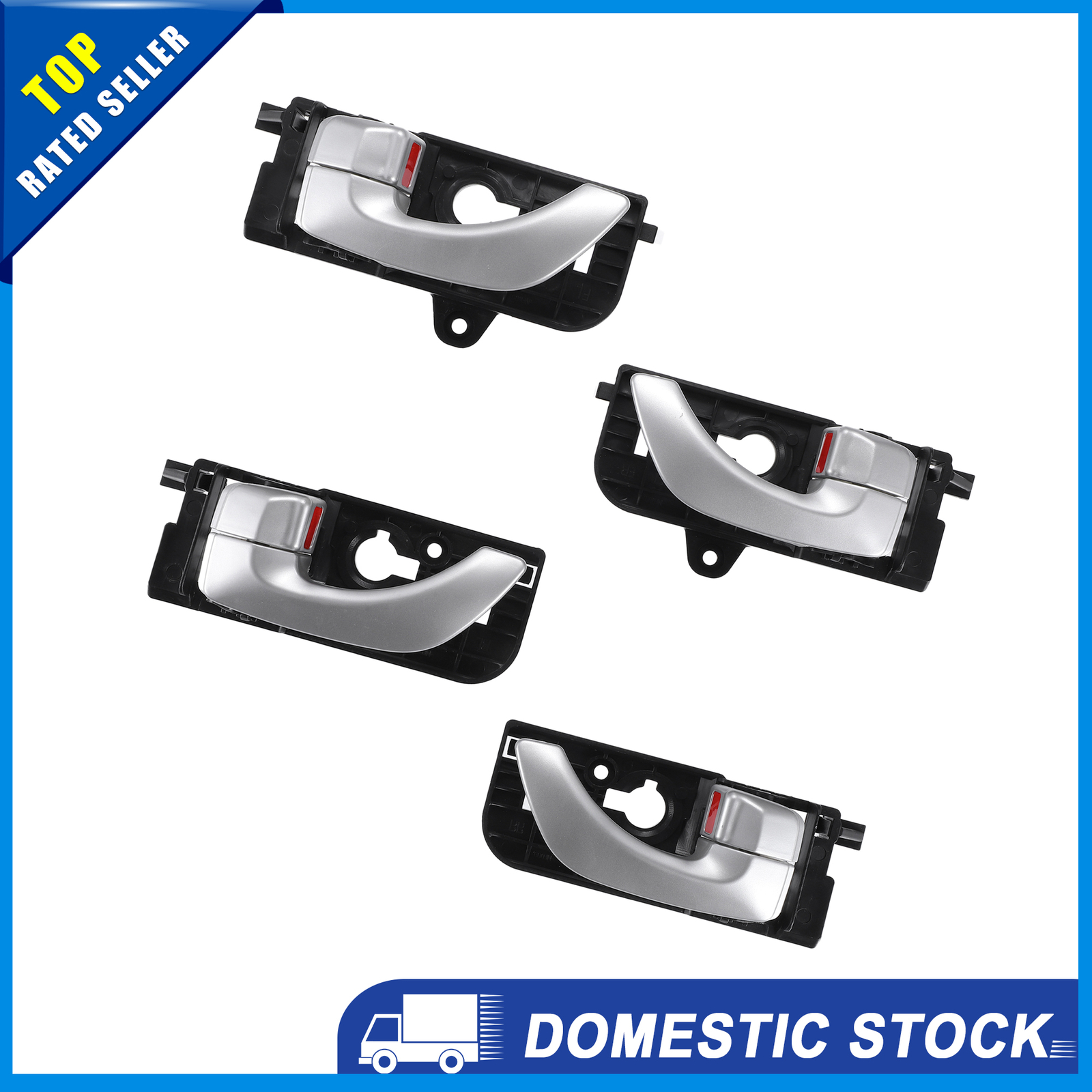 Pack of 4 Interior Car Door Handle Pull Handle for Hyundai Sonata 2005-2008