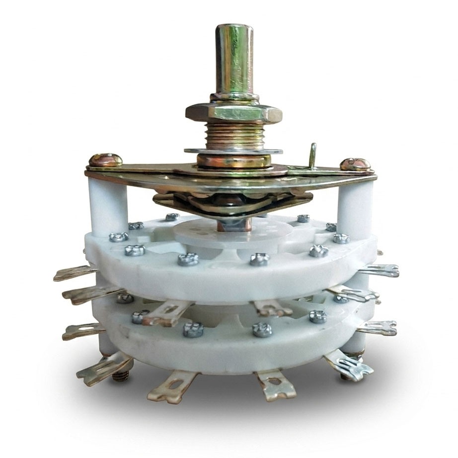 KCT4X5 4 Pole 5 Position Dual Decks 24 Terminal Rotary Selector Switch✦Kd