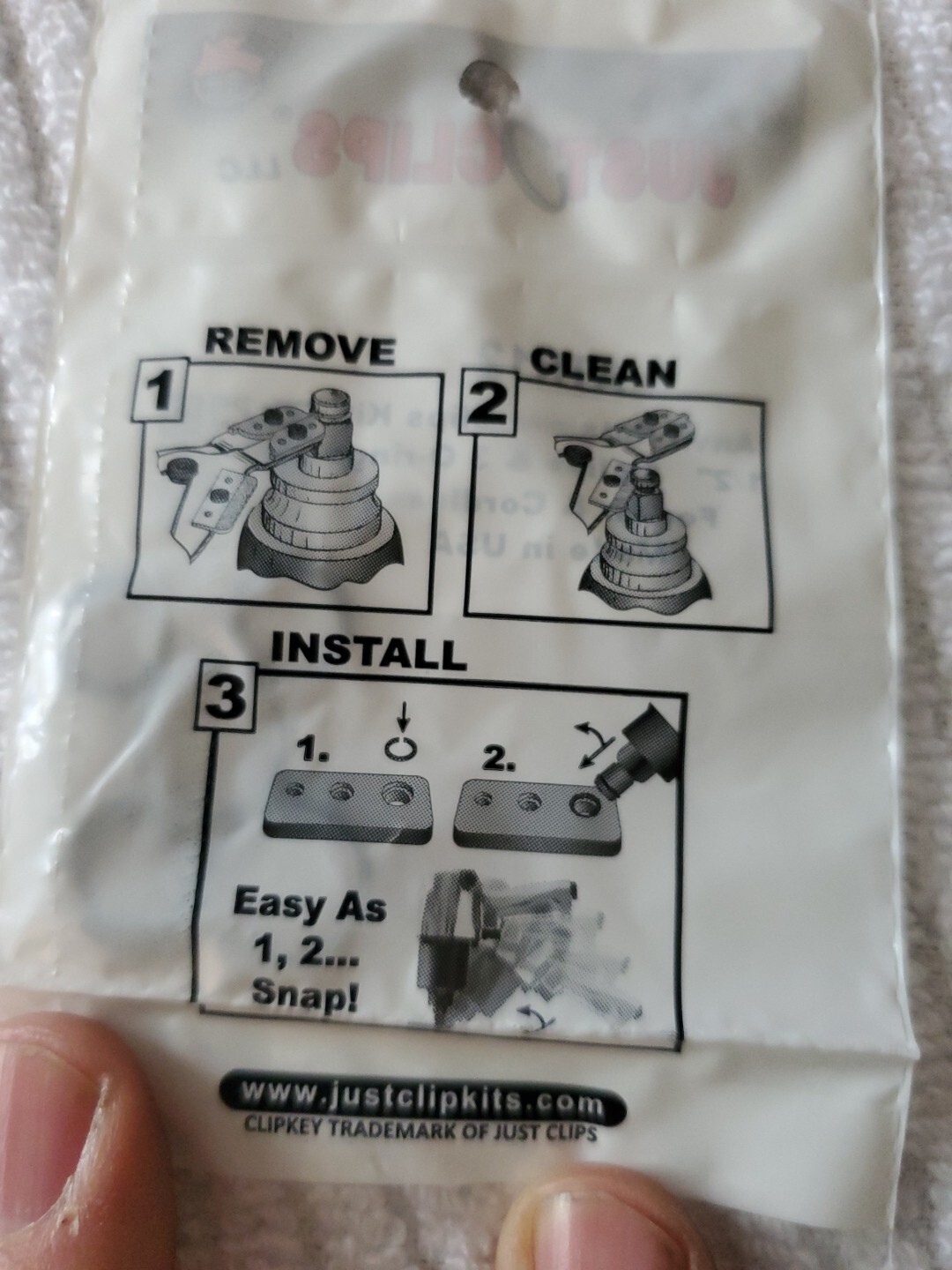Just Clips JC500 Anvil Snap Ring and O-Ring Refill - 1/2"