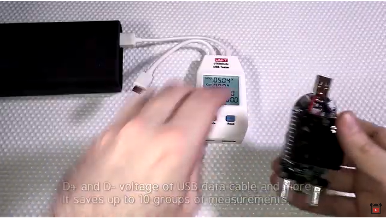 UNI-T LCD Digital USB Tester Power Capacity Volt Current Energy Detector Meter