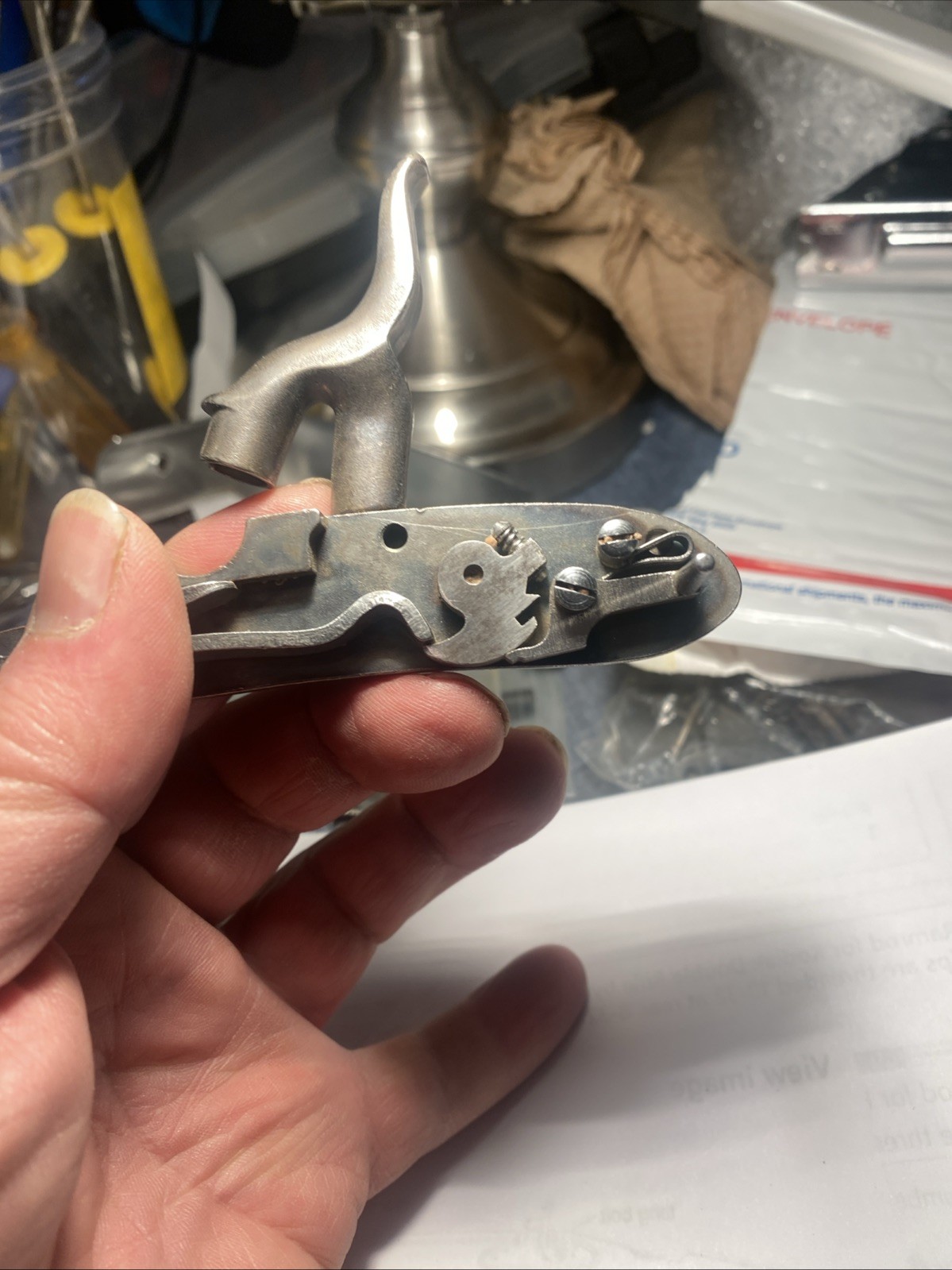 CVA Lock W Screw & Bushing For Bobcat, Frontier And Plainsman Muzzleloader.