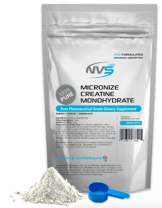 2X 250g (500g 1.1lb) Micronized Creatine Monohydrate Powder USP Kosher