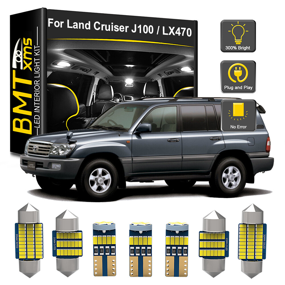 17x Interior Light Bulbs Kit For Toyota Land Cruiser Lexus LX470 1998-2007