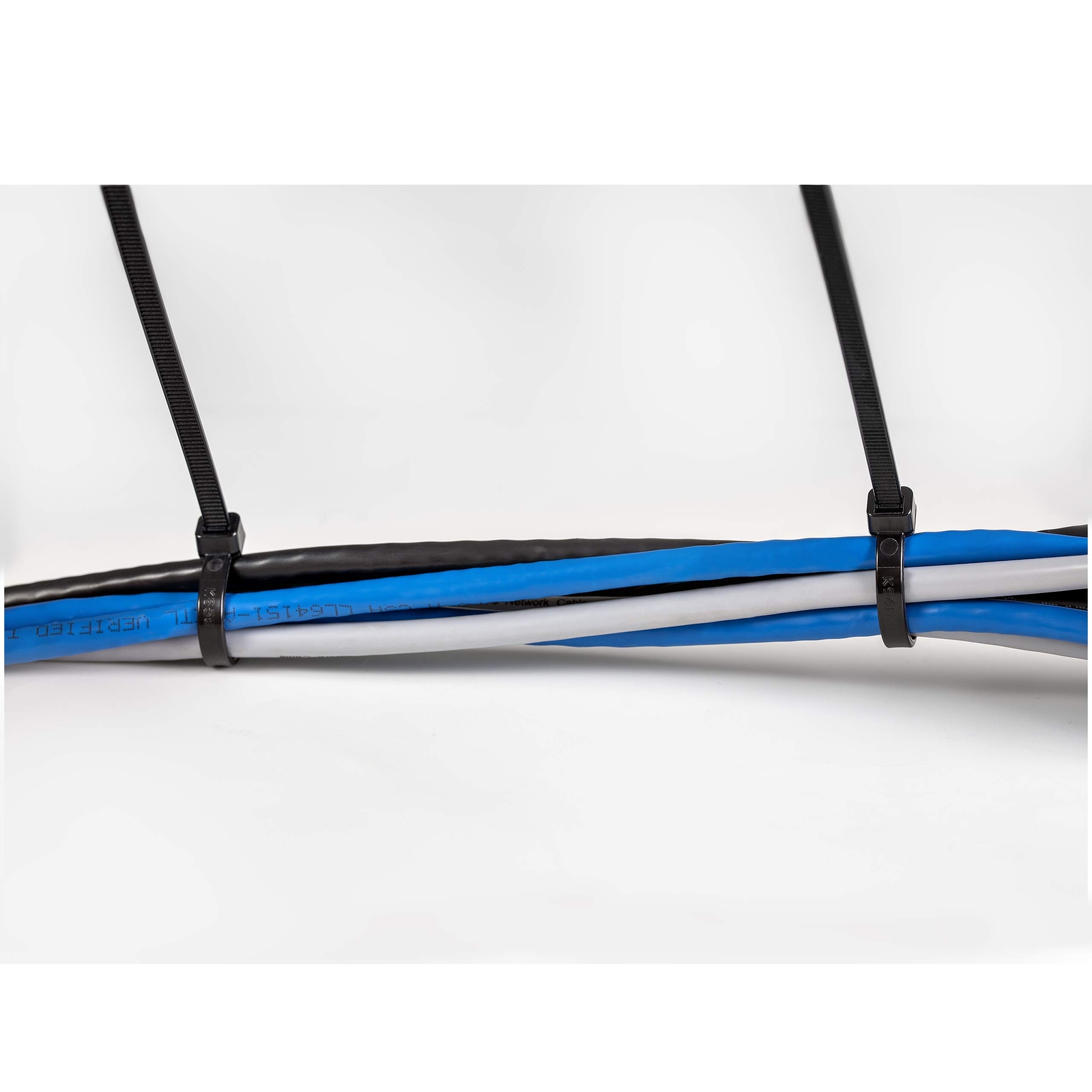 1000 PK XL 10 Blk Cbl Tie TAA