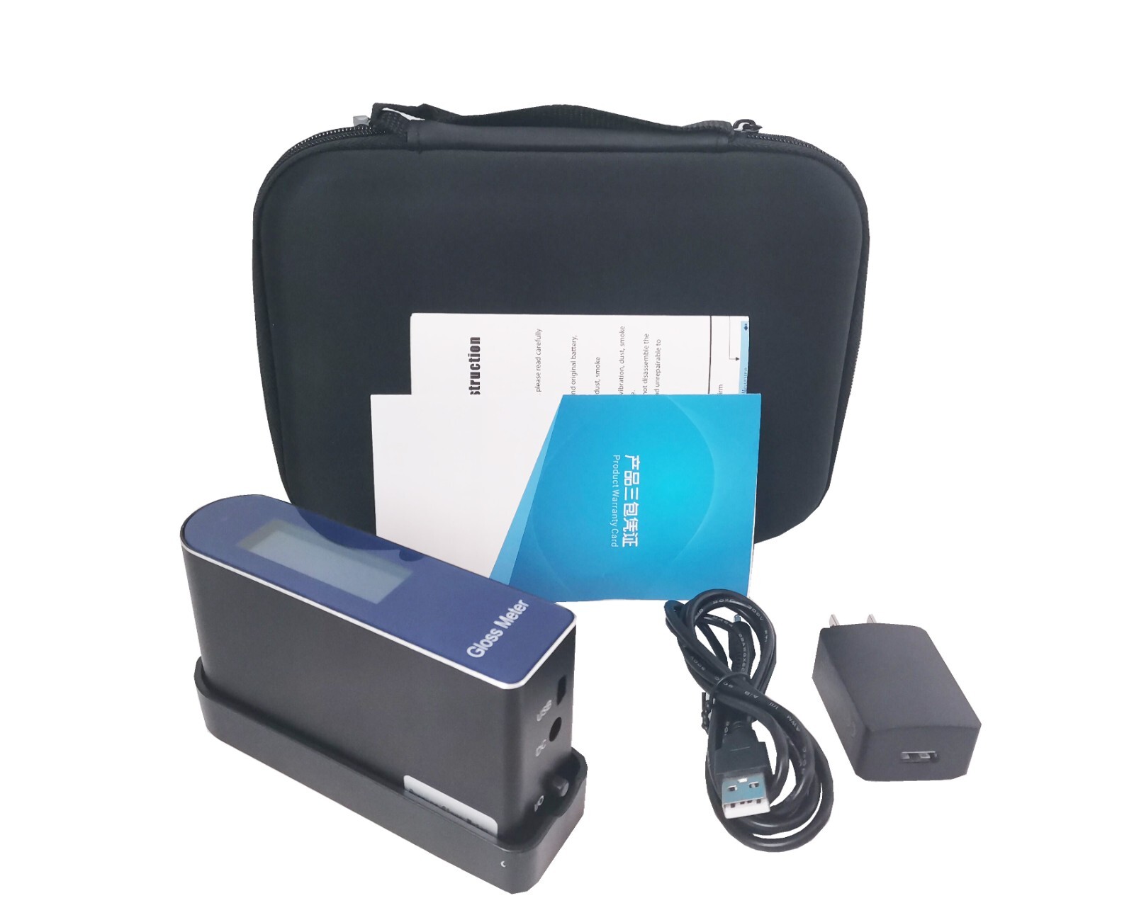Single Angle Gloss Meter 60 Degree Glossmeter with 0-200Gu for Paint Ink Plastic