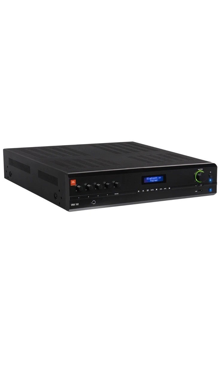 JBL VMA160 60-Watt 70 Volt 70V Mixer/Amplifier with Bluetooth 5 Channel Inputs