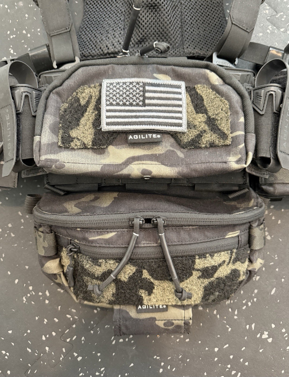 Agilite Reaper Chest Rig - Multicam Black